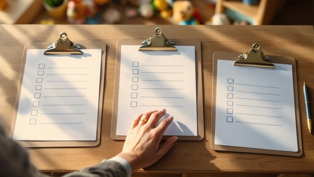 oppositional disorder checklists for parents